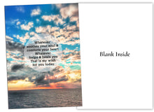Load image into Gallery viewer, Heal a friend in need with a comforting sympathy card that is blank inside for a personal heartfelt message