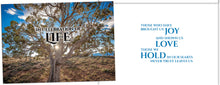 Load image into Gallery viewer, A Celebration of life condolence card to celebrate a life that has passed.