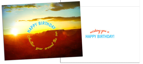 Wishing You Another Year Around the Sun Birthday Card