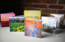 Load image into Gallery viewer, Beautiful one-of-a-kind square greeting cards.
