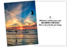 Load image into Gallery viewer, Healing cards with comforting messages to soothe the soul.
