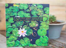 Load image into Gallery viewer, lily pad card 
